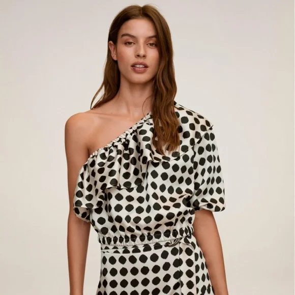 Mango Polka-dot Top - Picture 1 of 11